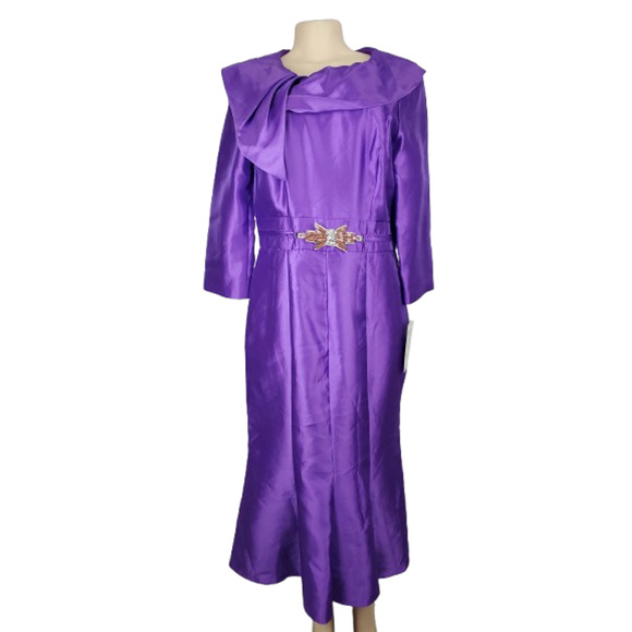 Sapphire Collection women's lavender long dress size 8 - Picture 1 of 4